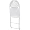 Zown Folding Chair, Stacking, Resin, Fanback, Banquet, White, PK8 60542WHT8E - alternate 3